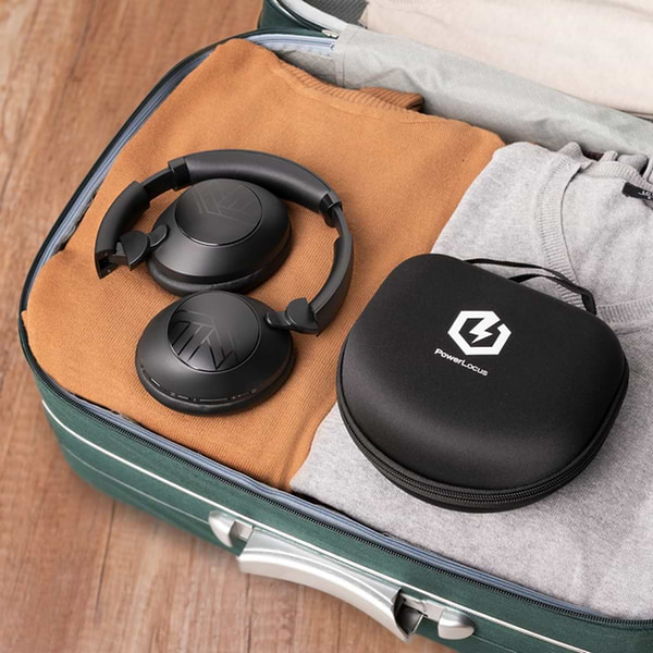 Фото - Наушники полноразмерные беспроводные PowerLocus Orion Black (pwl-orion-black)