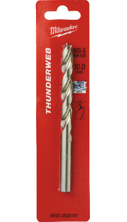 Свердло Milwaukee Thunderweb HSS-G DIN338 10,0x133 мм (4932352367)