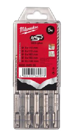 Набор буров Milwaukee SDS-plus M2 5 шт. (4932352834)