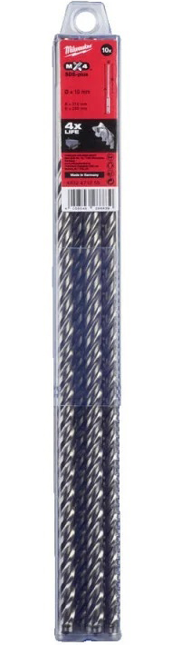 Бур Milwaukee SDS-PLUS MX4 10,0х315х250 мм 10 шт. (4932471255)