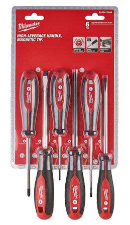 Фото - Набір викруток Milwaukee PZ1/PZ2/SL3/SL4/SL5.5/SL6.5 6 шт. (4932471806) Фото - Набір викруток Milwaukee PZ1/PZ2/SL3/SL4/SL5.5/SL6.5 6 шт. (4932471806)