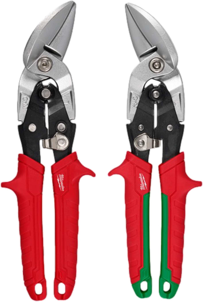 Ножиці по металу Milwaukee правий та лівий різ 2 шт. (4932499017)