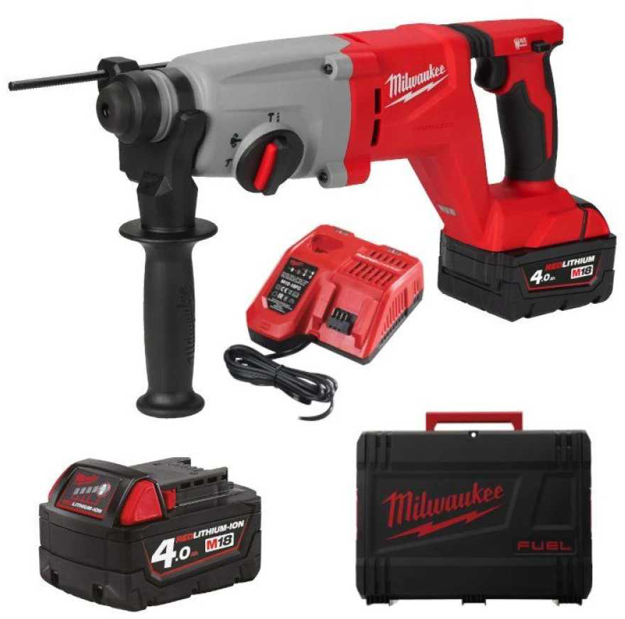 Перфоратор Milwaukee SDS-PLUS аM18 BLHACD26-402X, 2,6Дж (4933492480)