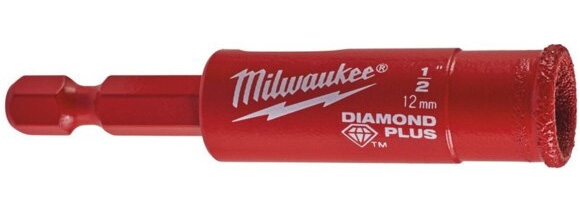 Фото - Коронка по керамограниту Milwaukee Diamond Plus 12 мм (49560511) Фото - Коронка по керамограниту Milwaukee Diamond Plus 12 мм (49560511)