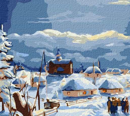 Фото - Картина за номерами Ideyka "Різдвяні колядки" 40х50см (KHO4959)