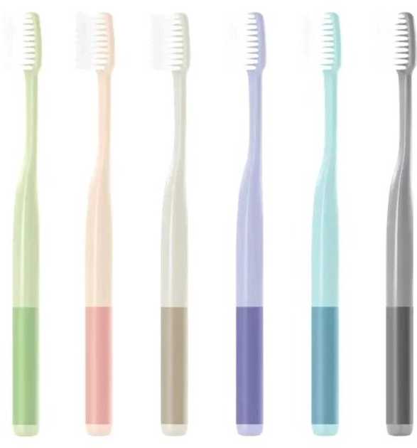 Фото - Зубная щетка Xiaomi Everyday Elements Set of Antibacterial Toothbrushes 6pcs