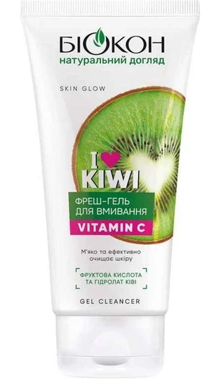Гель для вмивання Біокон I love kiwi фреш з вітаміном С 150 мл (4823110302781)