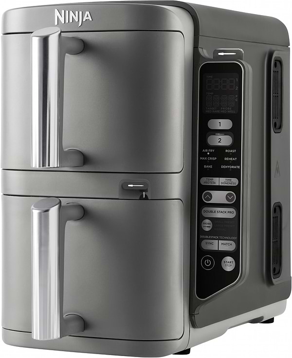 Фото - Мультипіч Ninja Double Stack XL 2-Level Hot Air Fryer 9.5 л with Smart Cook System (SL451EU)