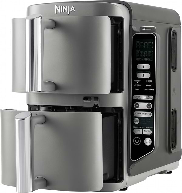 Фото - Мультипіч Ninja Double Stack XL 2-Level Hot Air Fryer 9.5 л with Smart Cook System (SL451EU)