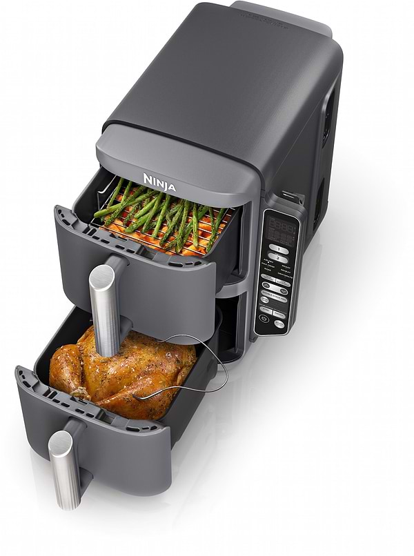 Фото - Мультипіч Ninja Double Stack XL 2-Level Hot Air Fryer 9.5 л with Smart Cook System (SL451EU)