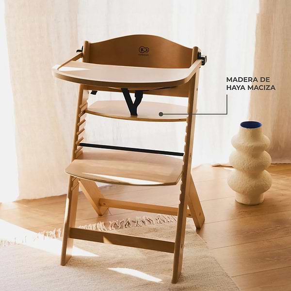 Фото - Стільчик для годування класичний Kinderkraft Enock Beige (KKKENOCBEGF0000)