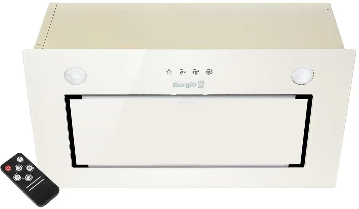 Вытяжка встраиваемая Borgio BBG (TR) 5850 Ivory Glass SU 850 - Фото 1
