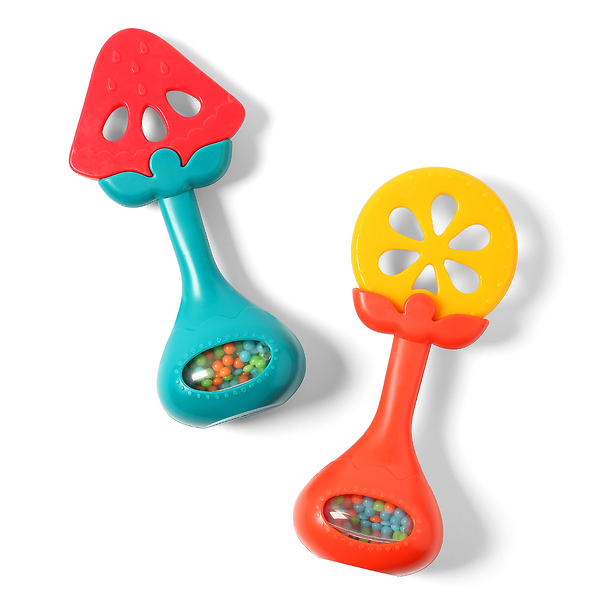 Фото - Прорізувач BabyOno з брязкальцем Кавунчик (499/02)