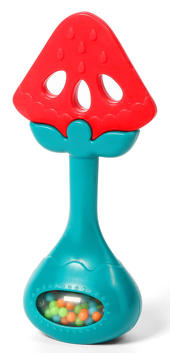 Фото - Прорізувач BabyOno з брязкальцем Кавунчик (499/02) Фото - Прорізувач BabyOno з брязкальцем Кавунчик (499/02)