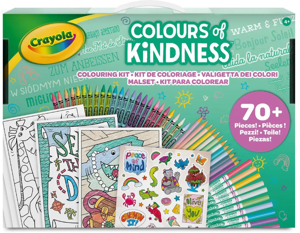 Набор для рисования Crayola Colours Of Kindness, 70+ ед. (04-2941)