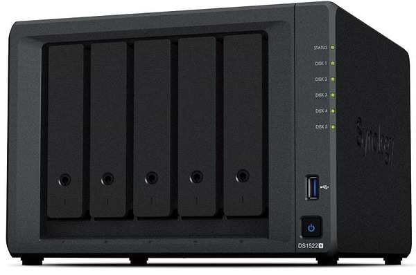 Фото - Мережеве сховище без HDD Synology DS1522+ Фото - Мережеве сховище без HDD Synology DS1522+