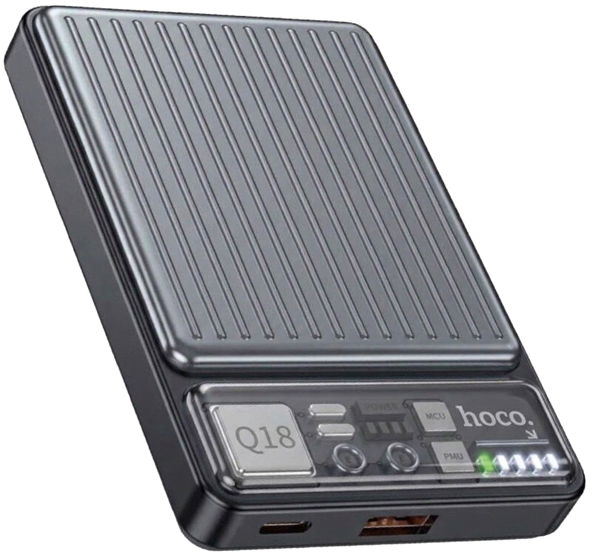 Батарея мобільна HOCO Q18 Tourer 22.5W + PD20W Magnetic 10000 mAh Black (715106)