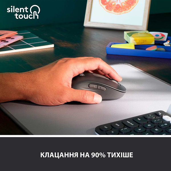 Фото - Миша бездротова Logitech Signature M650 L Left Wireless Mouse Graphite (910-006239)