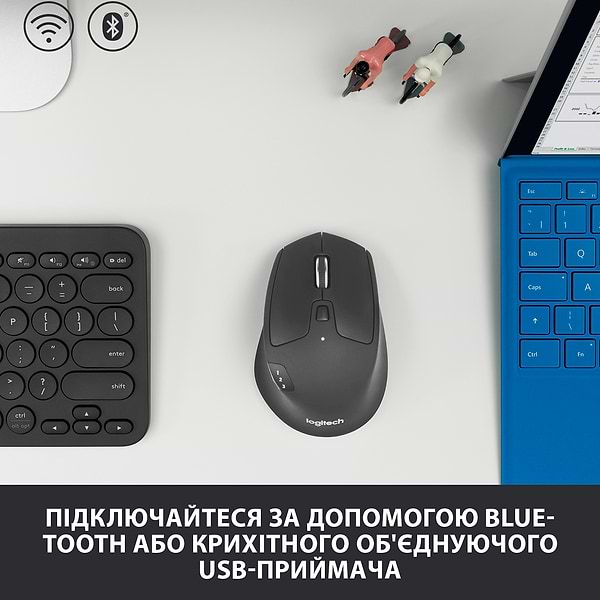 Фото - Миша бездротова Logitech M720 Triathlon USB Black (910-004791)