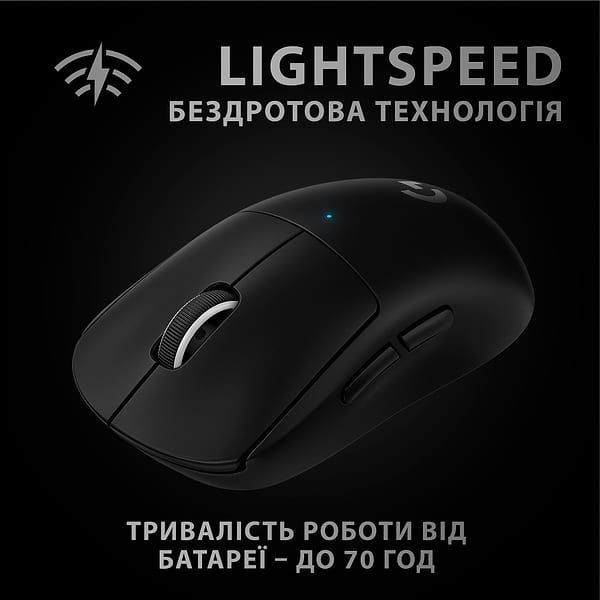 Фото - Мышь беспроводная игровая Logitech G Pro X Superlight Black (910-005880)