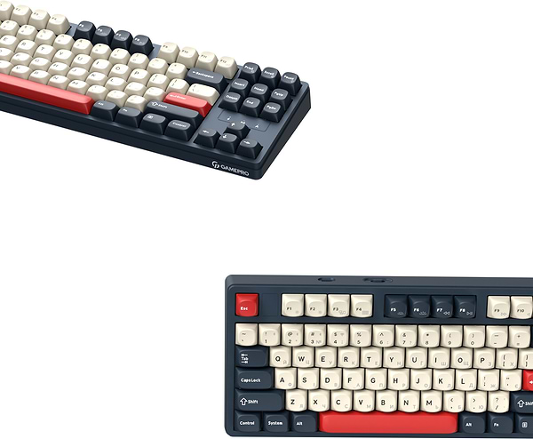 Фото - Клавіатура бездротова ігрова GamePro Asgard Ragnar Keychron Super Blue (MK285BL)