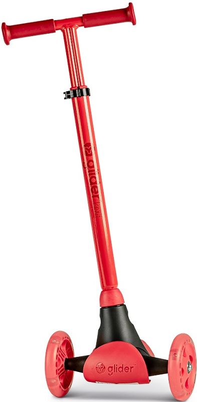 Фото - Триколісний самокат YVolution YGlider Kiwi Красный (Y101258)