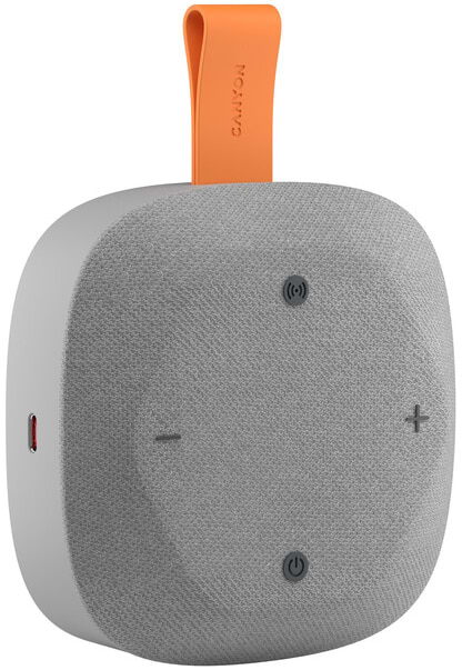 Фото - Портативна акустика Canyon HEXAGON 10 TWS 8W IPX5 Grey Orange (CNE-CBTSP10GO)