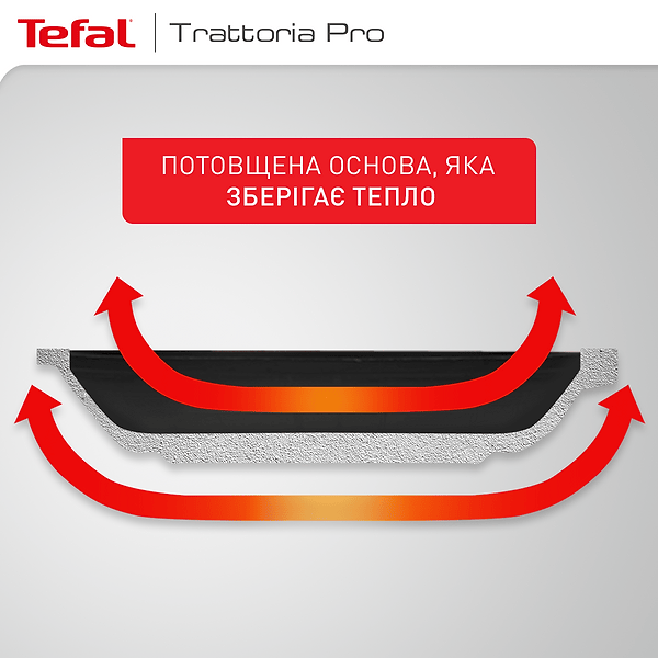 Фото - Сковорода универсальная Tefal Trattoria Pro 26 см (G6120544)