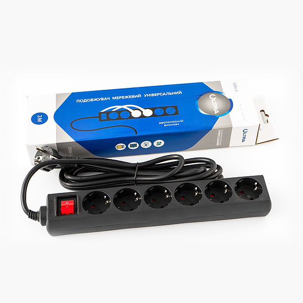 Фото - Сетевой фильтр Ultra SSB6-3 new