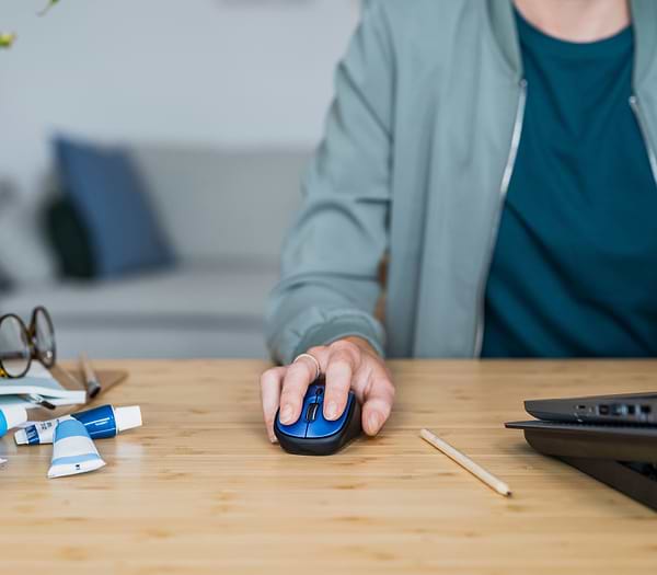 Фото - Миша бездротова Trust Yvi+ Silent WL ECO Blue (24551)