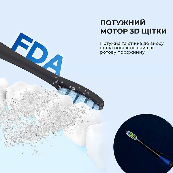 Фото - Зубна щітка електрична Oclean F1 Dark Blue