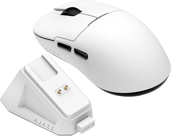 Фото - Миша бездротова ігрова Ajazz AJ159P MC -3 Mod-White-Pixart 3311 (AJ159P-MC-W)