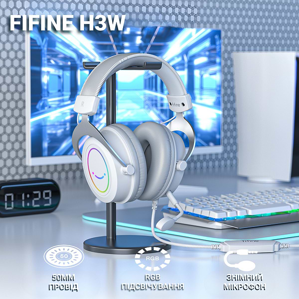 Фото - Гарнитура проводная игровая Fifine H3W