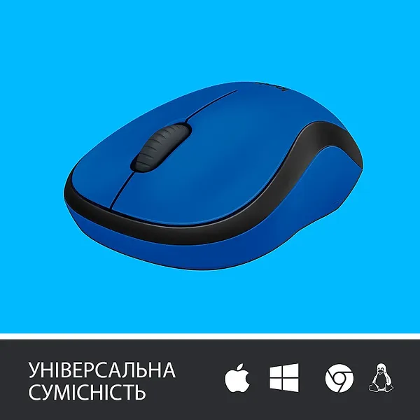 Фото - Миша бездротова Logitech M220 Silent Blue USB (910-004879)