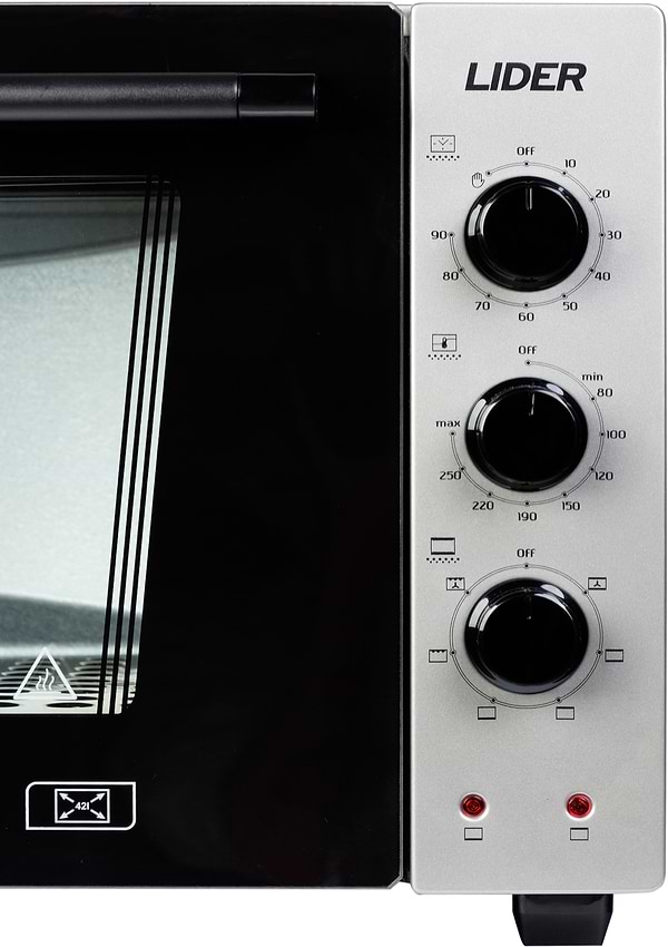 Фото - Піч електрична Lider 4223 Lux Grey-Black-Grey