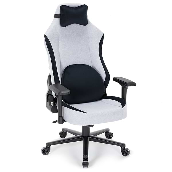 Фото - Крісло для геймерів GamePro GC715LG Light Grey Linen Fabric