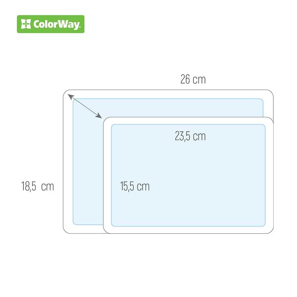 Фото - Чохол для планшета Colorway for Universal Stand 10” Red (CW-CTUS10-RD)