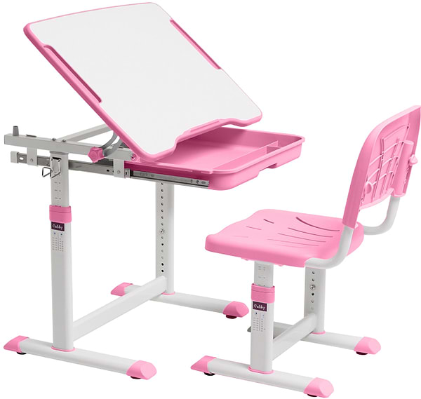 Фото - Комплект меблів шкільний 2 елементи Cubby Sorpresa Pink