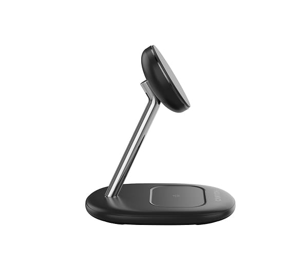 Фото - Бездротовий зарядний пристрій Canyon WCS-205 15W Qi2 2in1 без адаптера Black (CNS-WCS205BW/A)