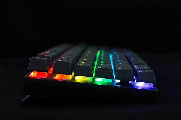 Фото - Клавіатура дротова ігрова Canyon Deimos GK-4 Rainbow LED ENG/UKR Black (CND-SKB4-US)