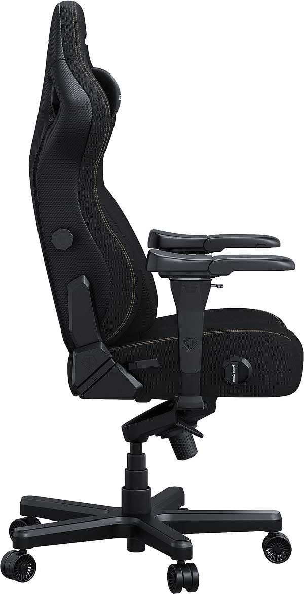 Фото - Кресло для геймеров Anda Seat Kaiser 4 Size XL Black Linen Fabric (AD12YDDC-XLL-20-B-CF)