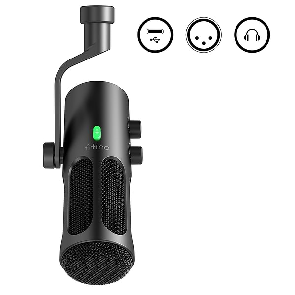 Фото - Мікрофон до комп'ютера Fifine Tank 3 USB/XLR Black