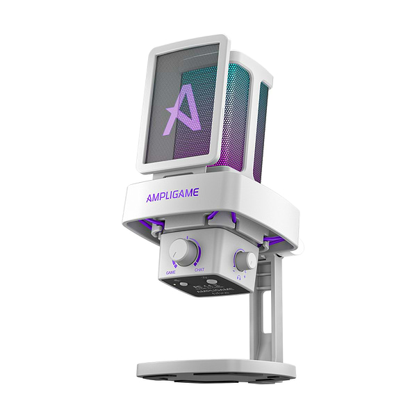 Фото - Мікрофон до комп'ютера Fifine Ampligame Q8PROW USB White
