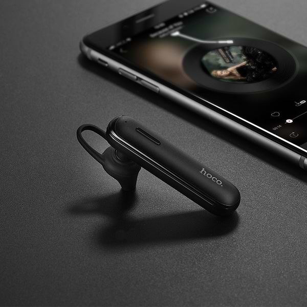 Фото - Bluetooth-гарнитура HOCO E36 Black (6957531091516)
