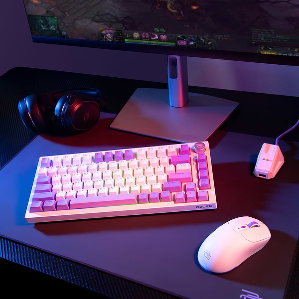 Фото - Клавіатура бездротова ігрова Proove Gaming Coupe (Ukraine Layout) White (WKCP00022402)