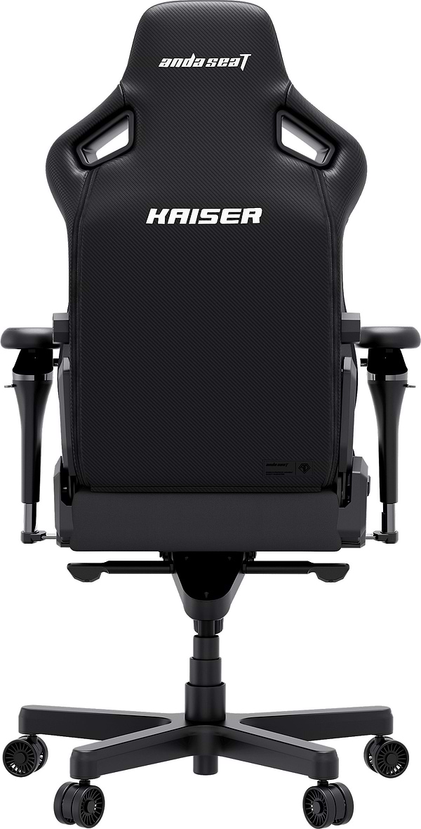 Фото - Крісло для геймерів Anda Seat Kaiser 4 V2 Size XL Black Fabric (AD12YDDC-XLL-20-B-CF-03)