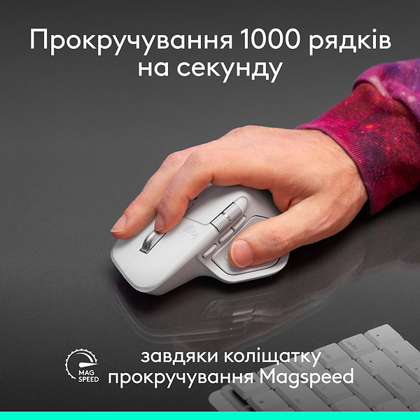 Фото - Мышь беспроводная Logitech MX Master 4 for Mac Performance Space Black (910-007577)