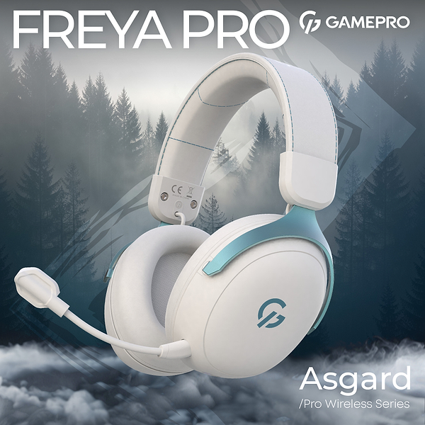 Фото - Гарнитура беспроводная игровая GamePro Asgard Freya Pro (HSW201WB)
