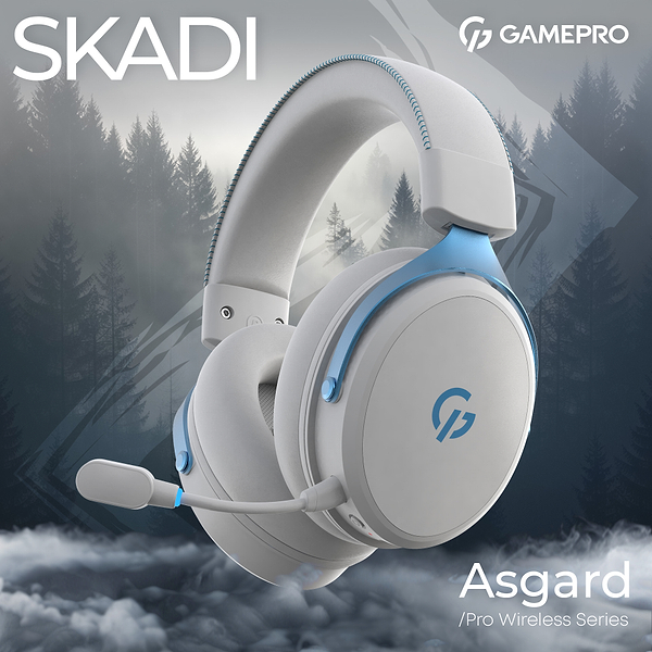 Фото - Гарнитура беспроводная игровая GamePro Asgard Skadi (HSW191WB)
