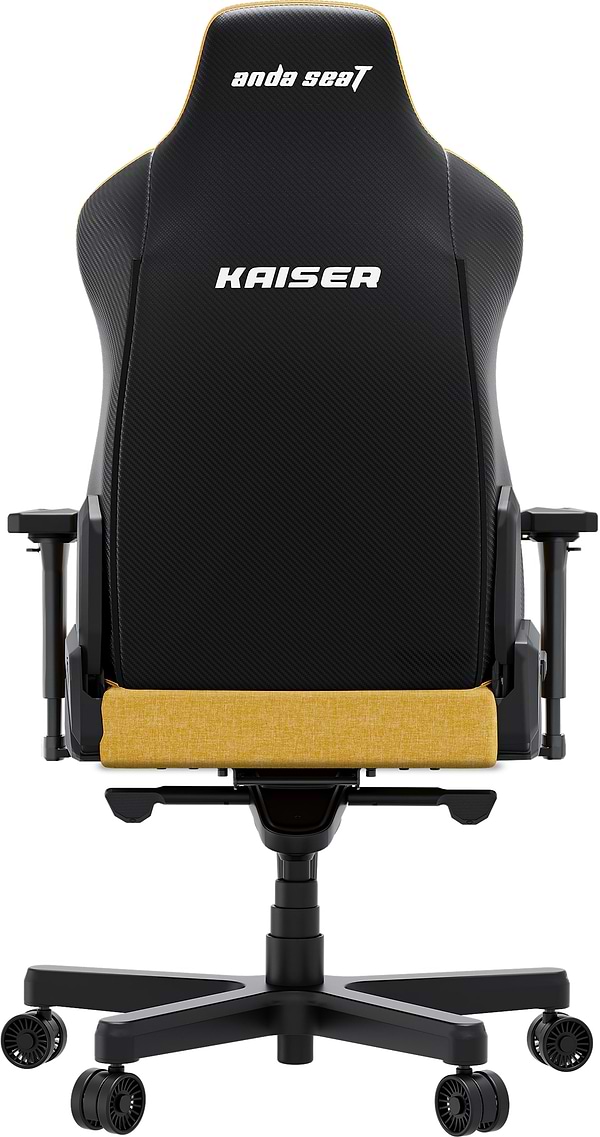 Фото - Крісло для геймерів Anda Seat Kaiser 3E XL Bright Yellow Fabric (AD23YC-XL-09-Y-CF-Y01)